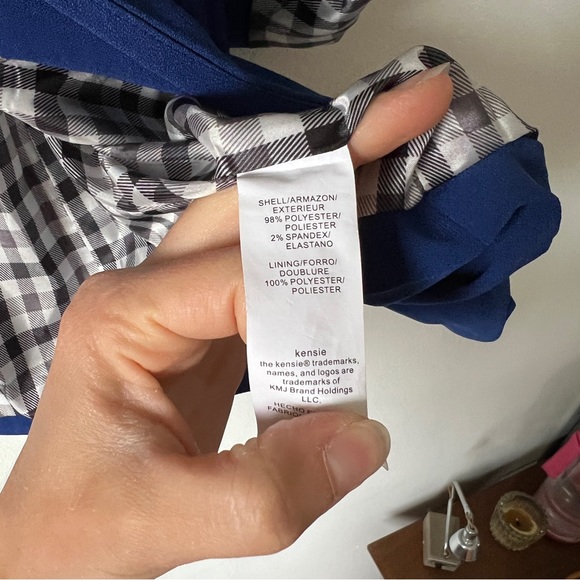 Kensie Bright Blue Blazer Size S - Picture 10 of 11